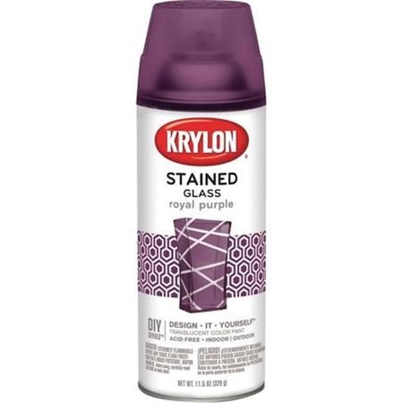 KRYLON Krylon STG-9027 Stained Glass Aerosal - Royal Purple STG-9027
